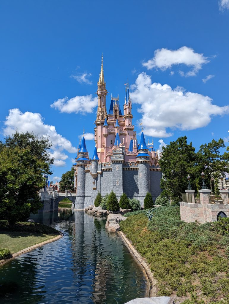 Cinderella's Castle at the Magic Kingdom in Walt Disney World Florida.