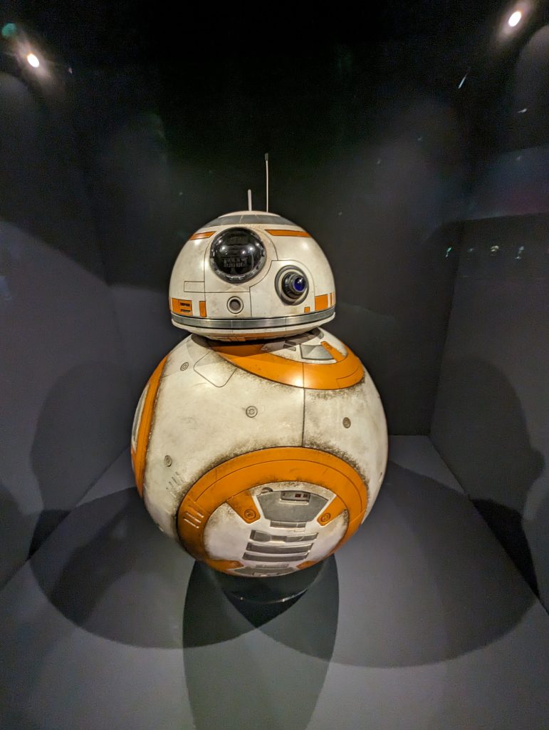 BB8 Droid used in the latest Star Wars films