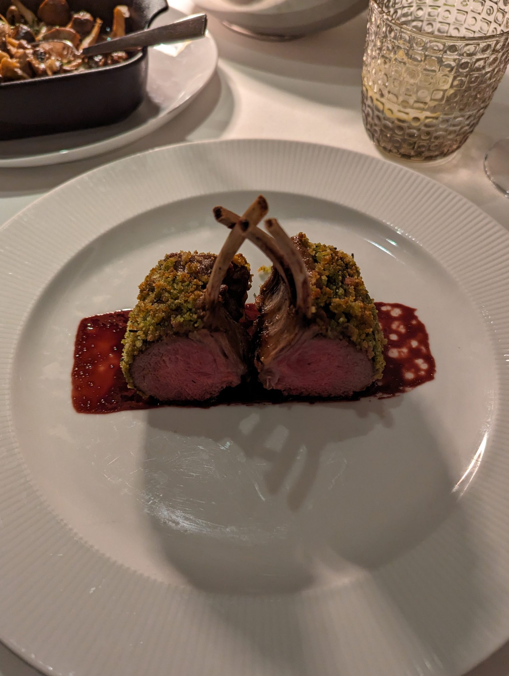 Rack of lamb, Palo.